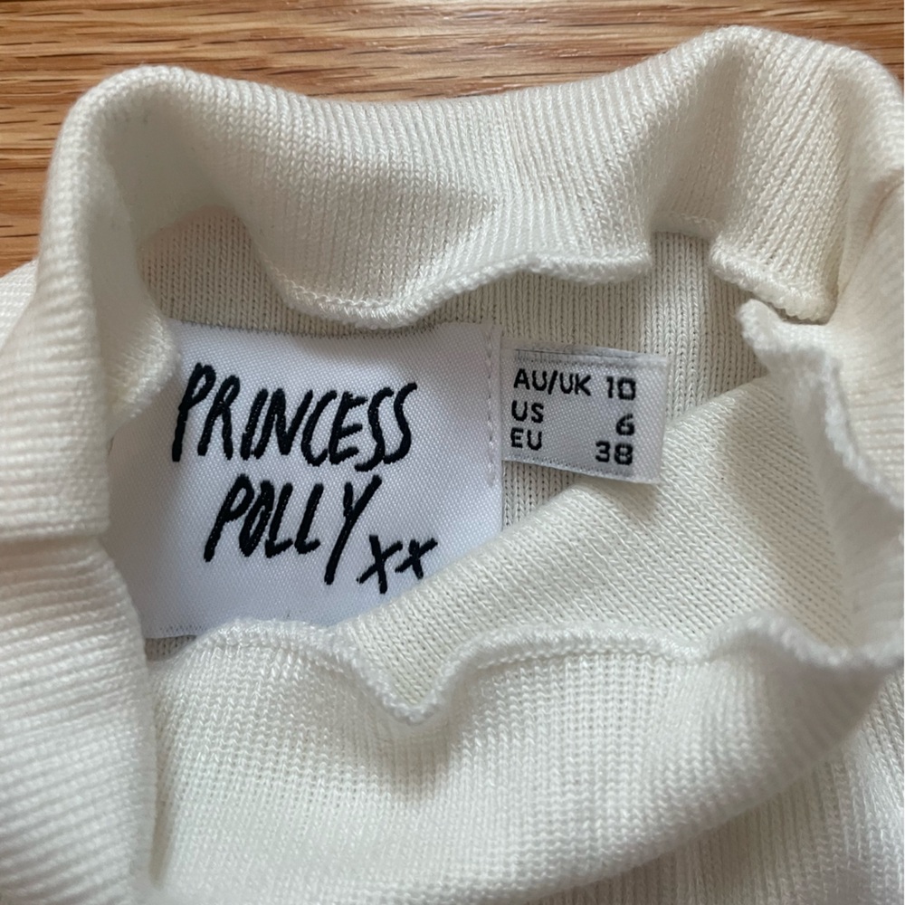 Princess Polly Nicola Long Sleeve Top US 6 - Picture 6 of 6